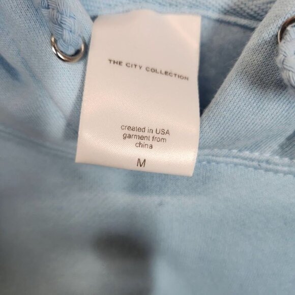 The City Collection‎ Los Angeles Pullover Hoodie in Light Blue - Size Medium - Picture 6 of 7